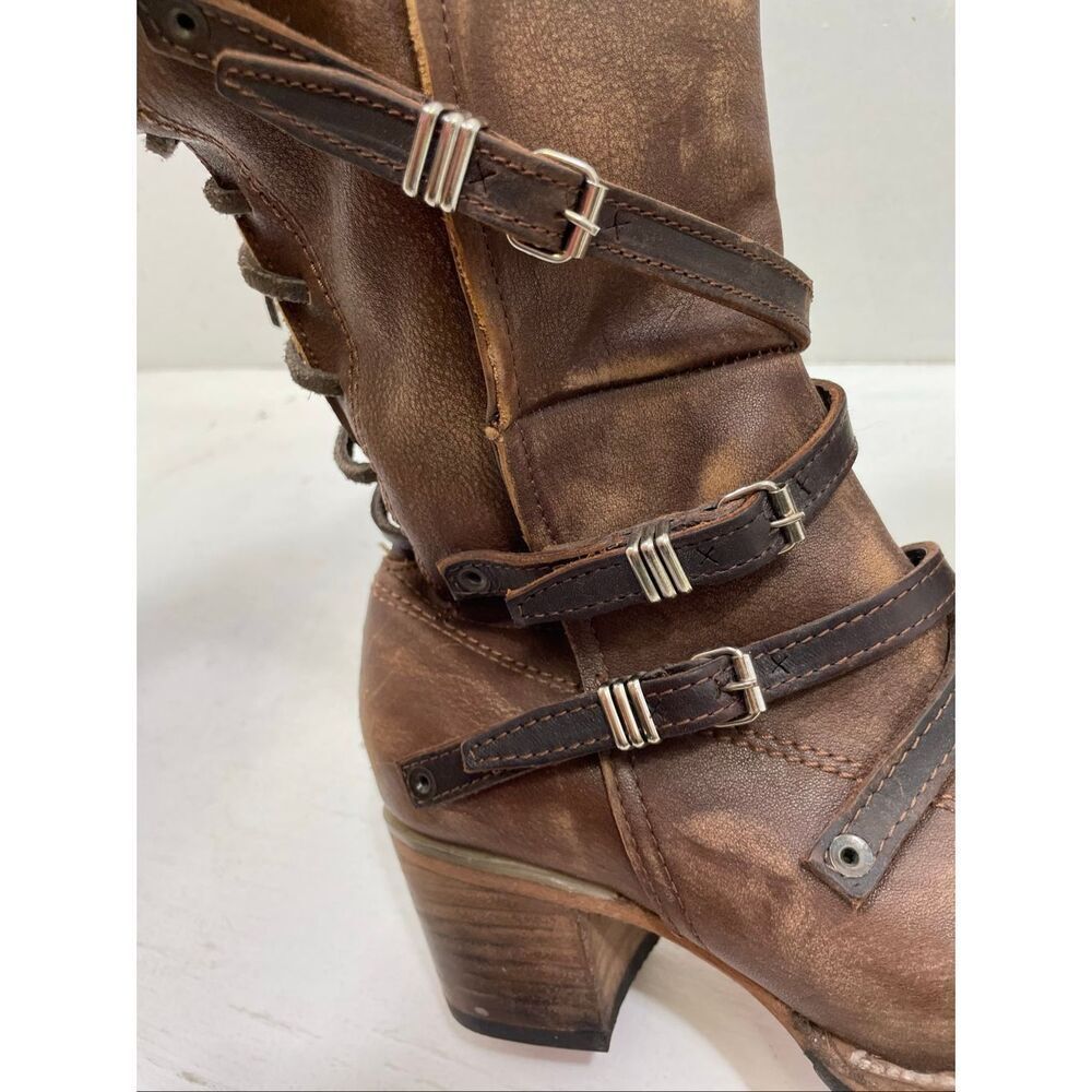 Free Bird by Steven  Cora Boots Brown Size 7 - Picture 2 of 8